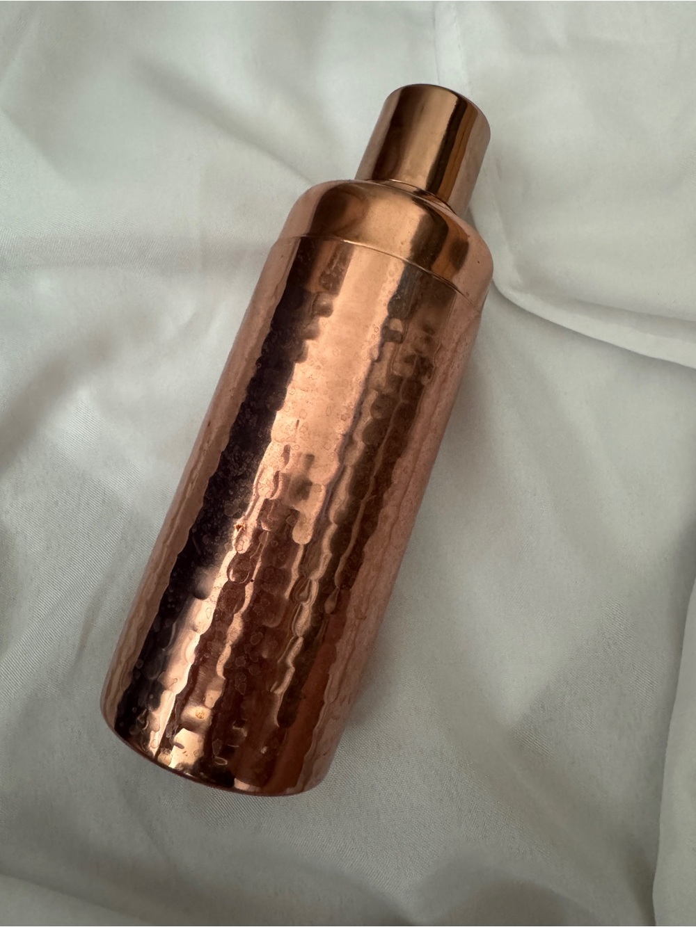 Copper Hammered Cocktail Shaker